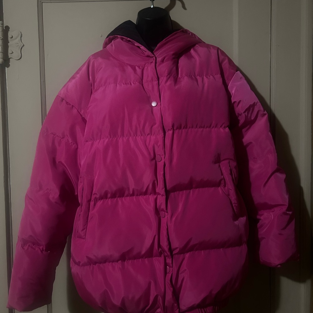 Pink Puffer Down Jacket NWT